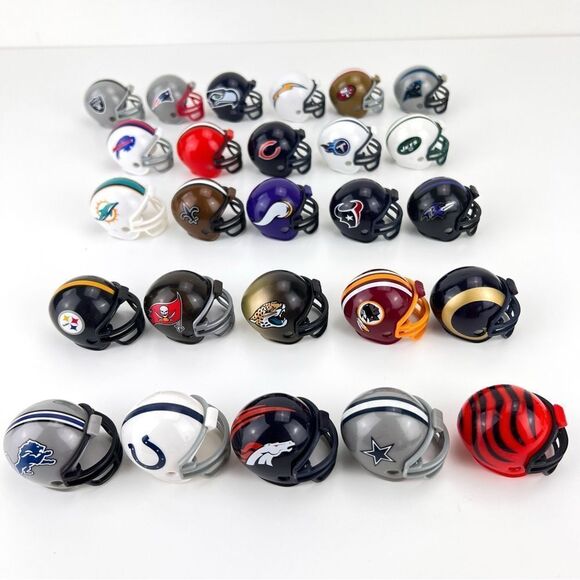 Lot Of 26 Riddell Pocket Pro Micro Helmet NFL Football Eagles Chiefs Raiders - Picture 5 of 6